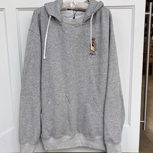 NWT Polo by Ralph Lauren Men’s Heather Gray Hoodie